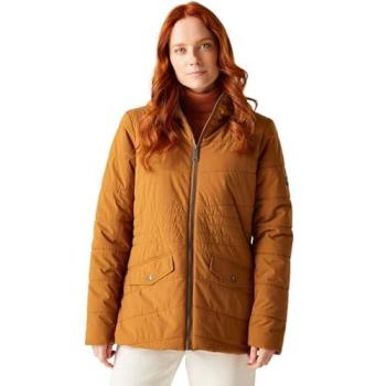 Regatta Agara Women’s Waterproof Baffled Jacket – Light Tan, Size 16