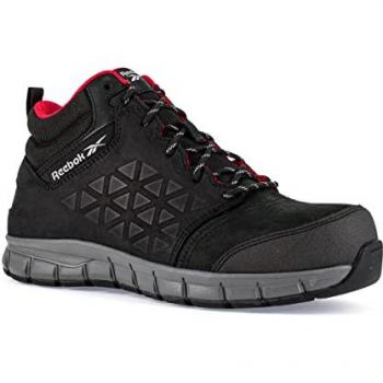 Reebok Excel Light S3 Scarpe Antinfortunistiche Alte N.43 in Nylon/Pelle Nero