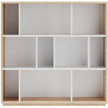 Bibliothèque Étagère NACK 546 (Mélamine, Chêne Clair)