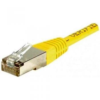 Patchkabel F/UTP, CAT.5e, gelb, 0,7 m