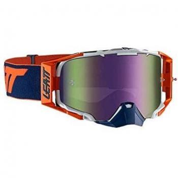 Leatt Maschera Motocross Velocity 6.5 Blu Arancione Taglia Unica