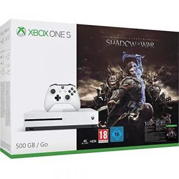 Xbox One S 500 Go et le jeu L'Ombre de la Guerre