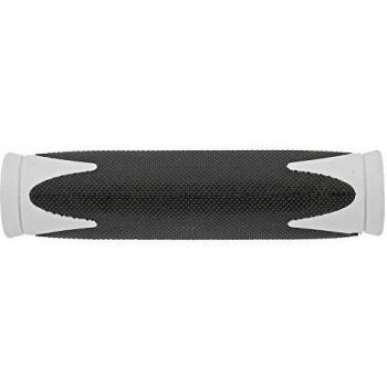 Manopole VELO 130mm Bicomponente Nero/Bianco Comfort e Assorbimento Urti