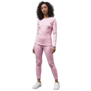 Enorsia Pink Lettuce Hem Set – T-Shirt & Leggings (Size 10)