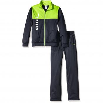Jungen-Softee University Training Outfit – 6968 – Schwarz & Grün – Größe 12