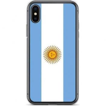 IPhone XS Case mit der Flagge Argentiniens