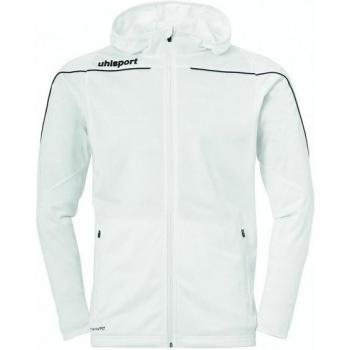 Uhlsport Stream 22 Boys’ Track Pullover – White‑Black