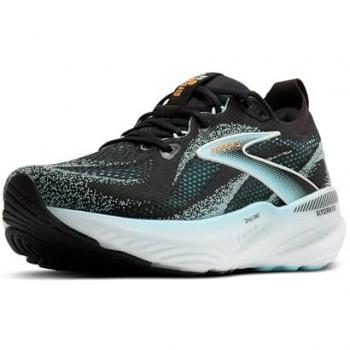 Brooks Glycerin GTS 22 Nero con Dettaglio Arancione Scintillante 44