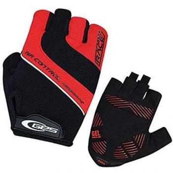 Guantes Race Cortos Negro-Rojo Talla L