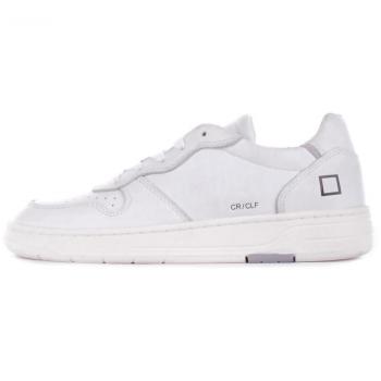 Baskets Femme W997 en Veau Blanc