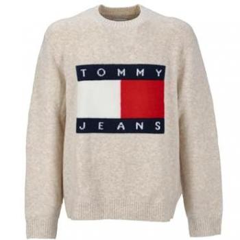 MAGLIONE GIROCOLLO MELANGE FLAG