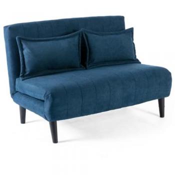 Harper 2 Seater Folding Clic Clac Fabric Lounge Futon Sofa Bed