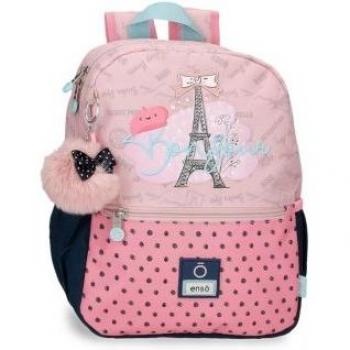 Mochila Enso Bonjour con Bolsillos Laterales 32cm