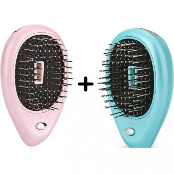 Mini Brosse à Cheveux Vibrante