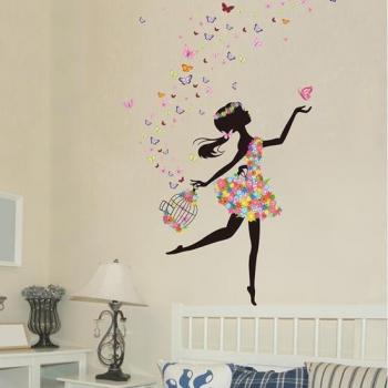 Motif Mur Fille Durable PVC