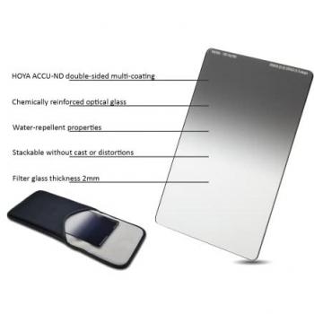 Hoya Filtro Graduato Grigio 100x150mm IRND8