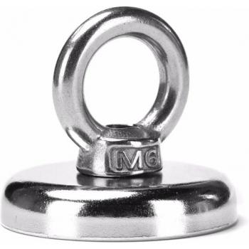 Pote magnético D36mm, 25kg, anillo para pesca y salvamento marino