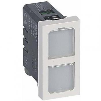 Voyant 230V Double avec Étiquettes de Couleur