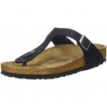 Sandali Birkenstock Gizeh Nero 38 Donna