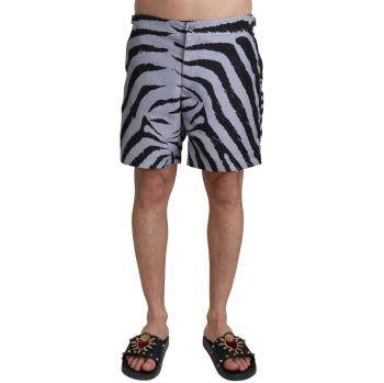 Dolce & Gabbana Zebra Print Beachwear Shorts