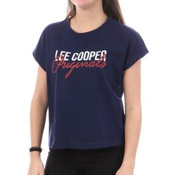 Chemise marine décontractée femme Lee Cooper Oumi