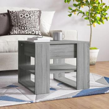 Engineered Wood Coffee Table in Grey, Sonoma Design (55.5x55x45 cm)