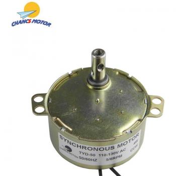CHANCS TYD50 AC Synchronous Motor 110V 50/60Hz 5-6r/min Torque 6Kg.cm 4W
