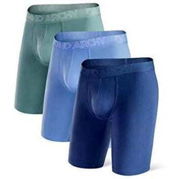DAVID ARCHY 3er Pack Boxershorts für Männer – Hautfreundlich, luftdurchlässig, Dippelbeutel