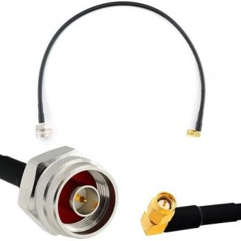 Câble Coaxial HF240 50cm SMA à N Mâle
