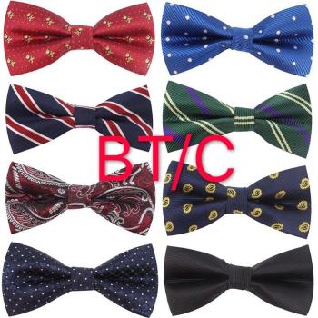 Verstellbare Jacquard-Bowties für Männer und Jungen im 8er-Set