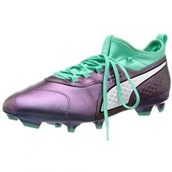 Puma Unisex ONE 3 IL LTH FG Football Shoes, Purple