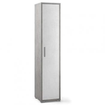 Colonna 1 Anta H185 L38 Kit Cemento e Bianco Sarmog