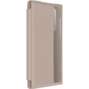 Coque rose pour Samsung Galaxy S22 Ultra avec support et fenêtre
