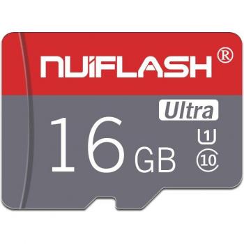 Nuiflash MicroSD 16 Go – Petit Format 48 Mo/s Class 10