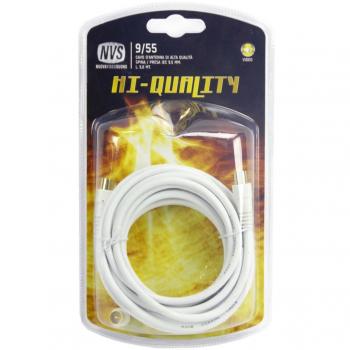 Prolunga antenna 5m con adattatore M/M 75ohm