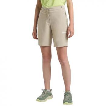 Jack Wolfskin Pantaloncini Hikeout donna beige fit regolare A63931