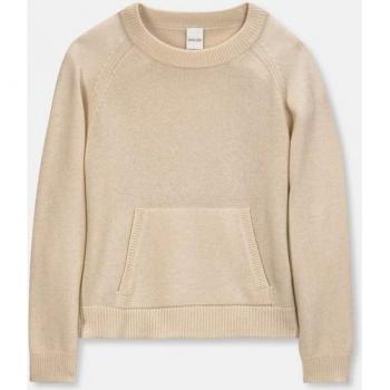 Känguru-Taschen Rundhals-Pullover von MADELEINE