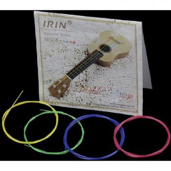 IRIN 4 Pcs Colored Ukulele String Set 0.56mm, 0.71mm, 0.81mm