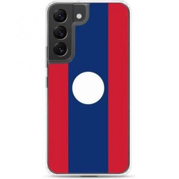 Soft Laos Flag Galaxy S24 Ultra Protective Shell