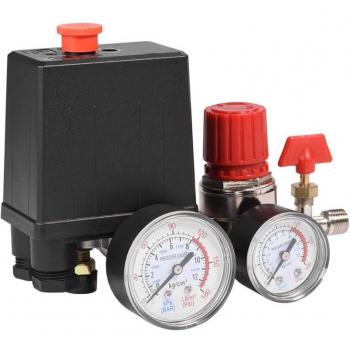 Valve di protezione per compressore d’aria con indicatore di pressione