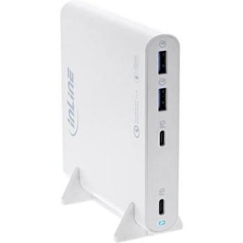 PowerHub InLine 120W – 4 Porte GaN (Bianco)