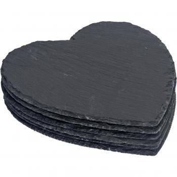 Heart Slate Placemats Set of 6