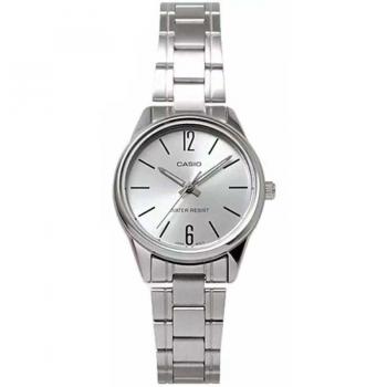 Reloj Casio LTP-V005D-7B correa acero plateada