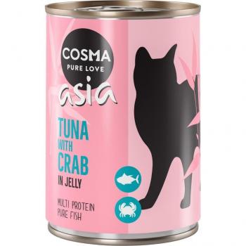 12x400g Cosma Thai/Asia en gelée thon, crabe