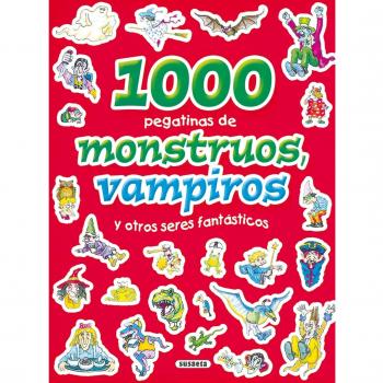 1.000 pegatinas de monstruos, vampiros y otros seres fantásticos (Tapa blanda).