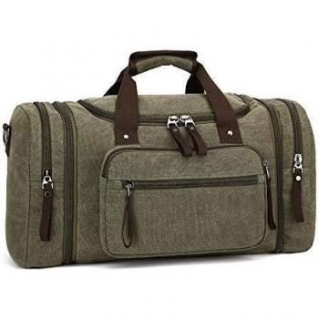 LOSMILE Large Travel Duffles, 40L-50L Holdall Travel Bags Weekend Bag Overnight Bag Carry On Luggage