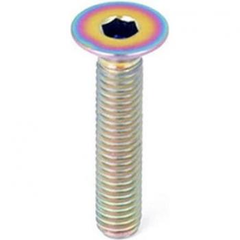 Titanium bowl set cover bolt for mountain bike