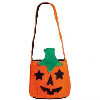 Secchio zucca sorridente 25 cm
