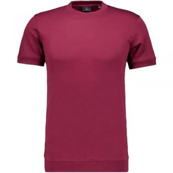 Portwein Casual Herren-T-Shirt RAGMAN – Größe 58, Rundhals, Kurzarm