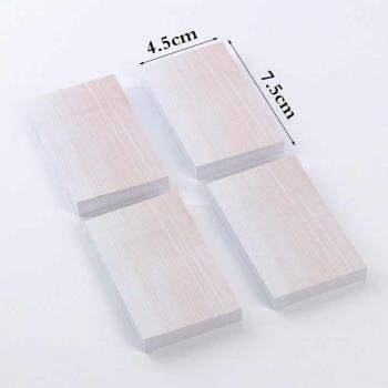 75 Sticky Notes in Marble Design, Convenient Markers for School and Office, Two Colors